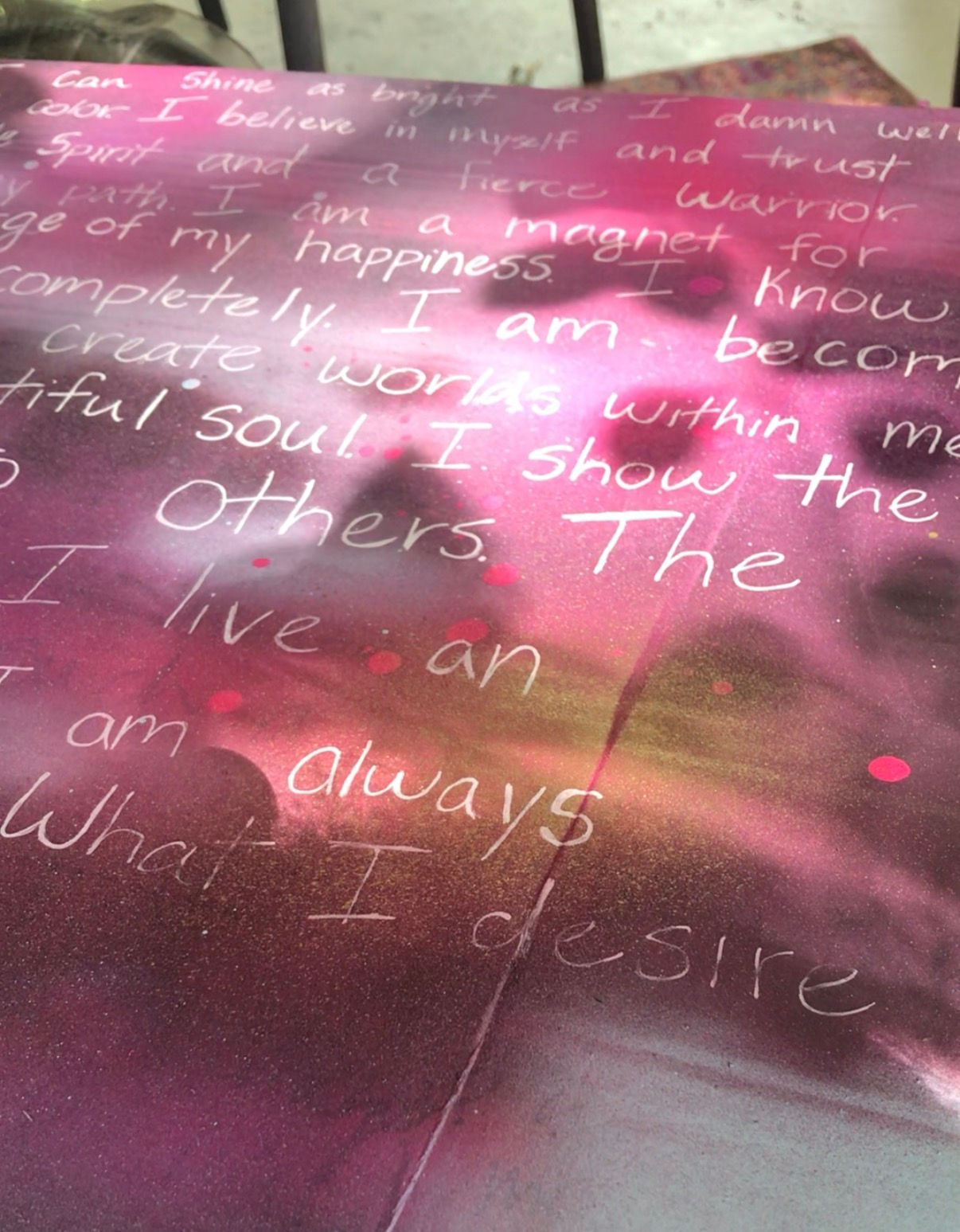 From Self-Critic to Believer: An Artistic Release