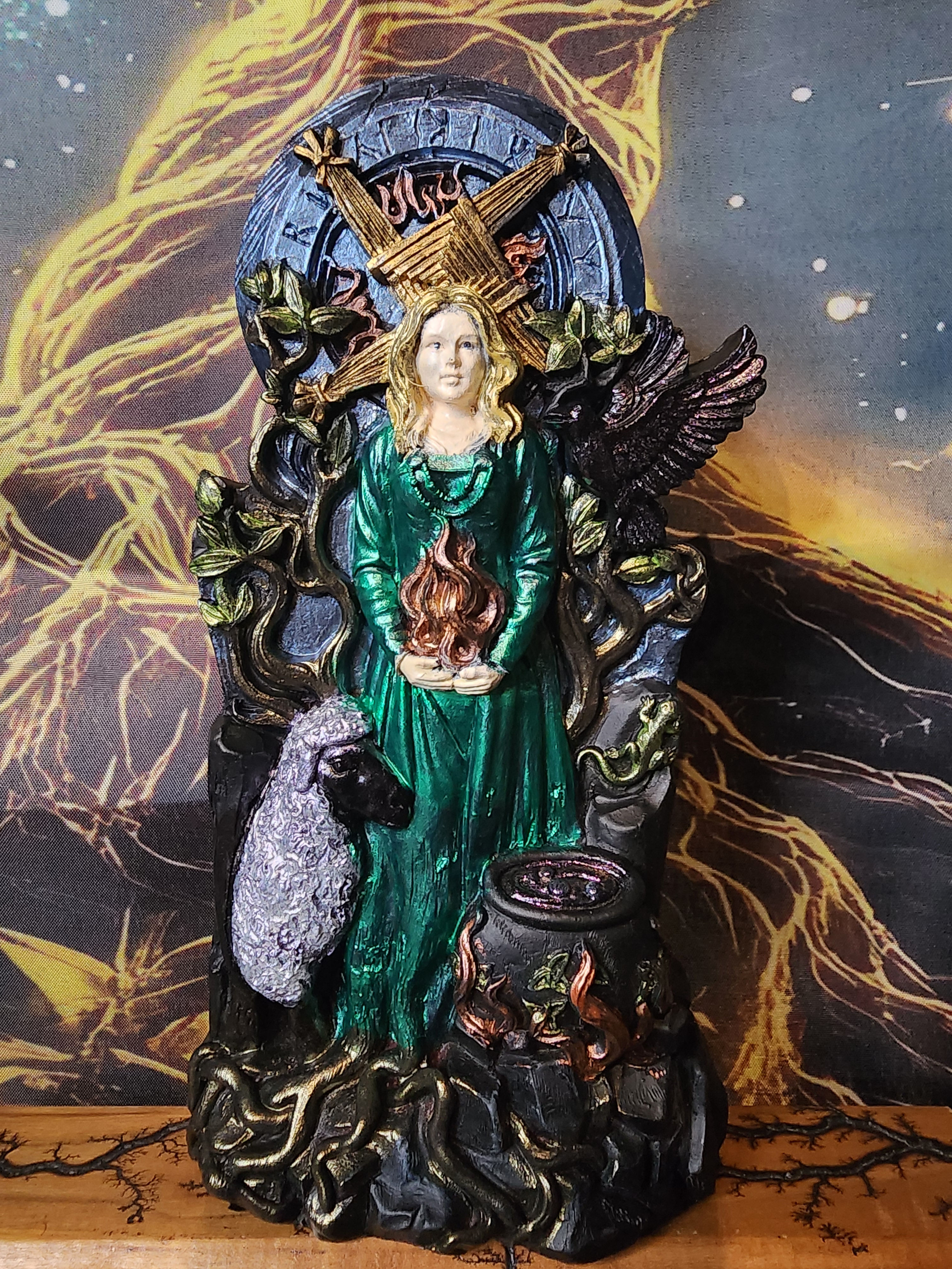 Brigid Goddess Statue