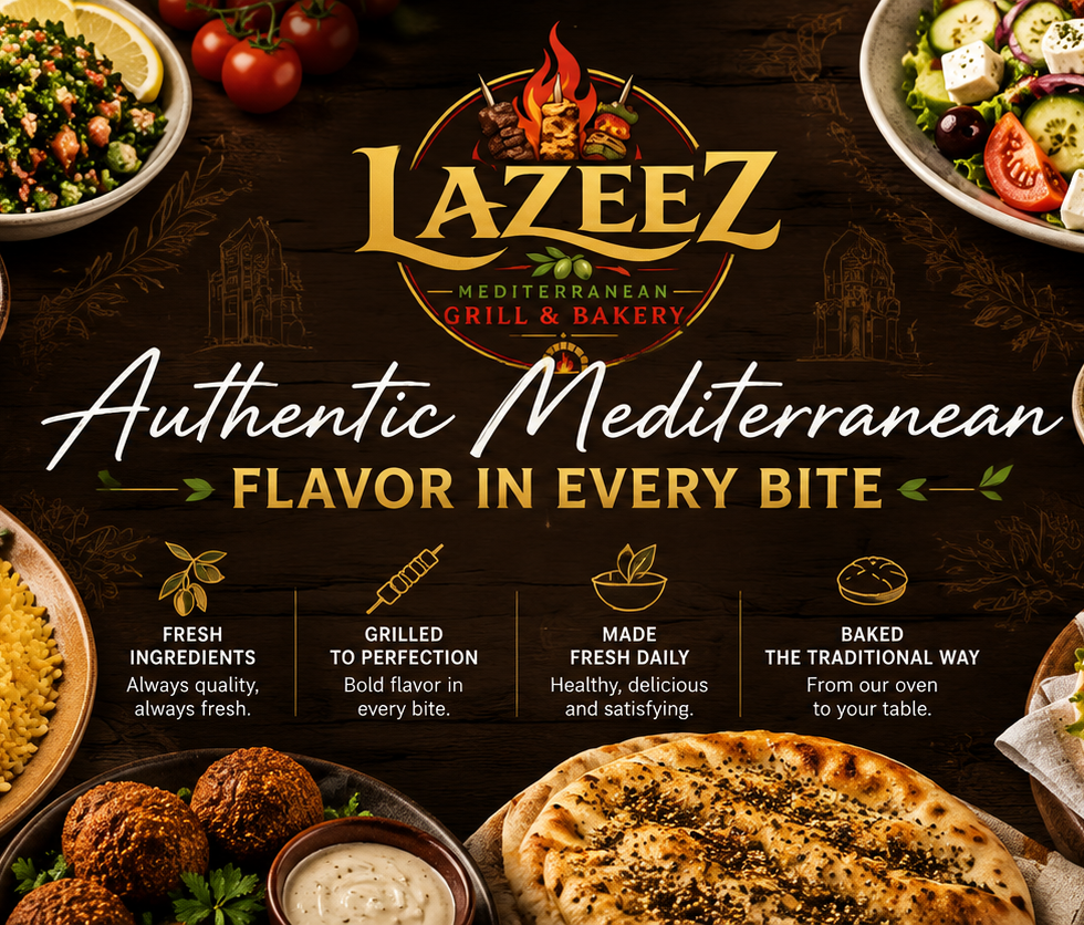lazeez mediterranean restaurant best shawarma near me best kabab harbor city