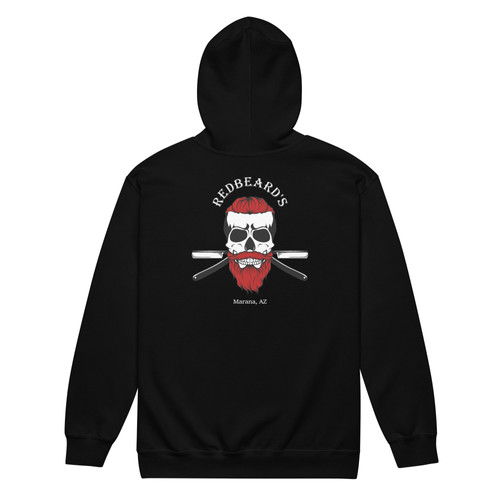 【oan】Benny Brush Set Up Hoodie Unisex heavy blend zip hoodie | Redbeards Barbershop