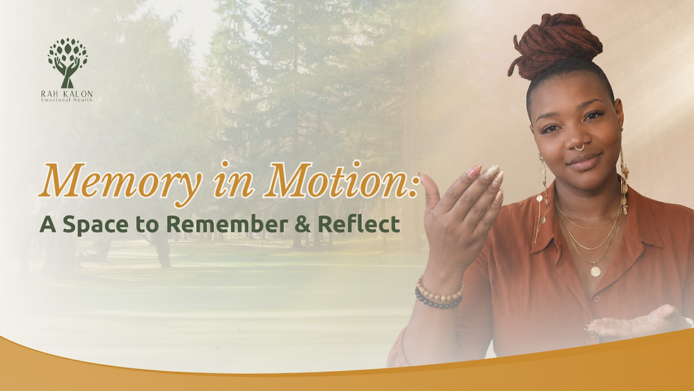 Memory in Motion