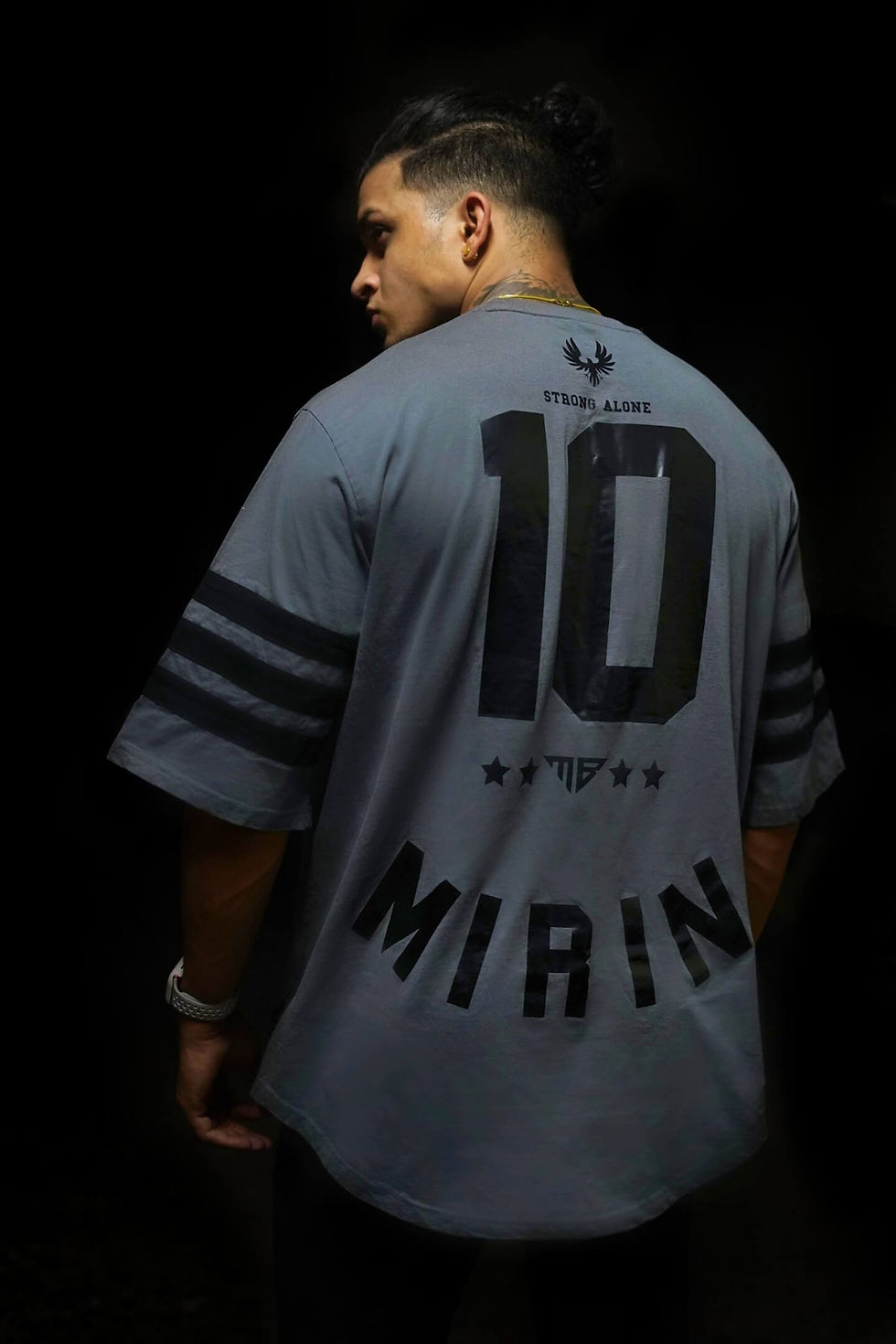 Mirin Brah Steel Grey T-Shirt