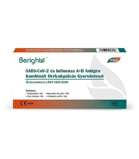 Beright Covid-19 Ag és influenza A+B kombinált Covid teszt