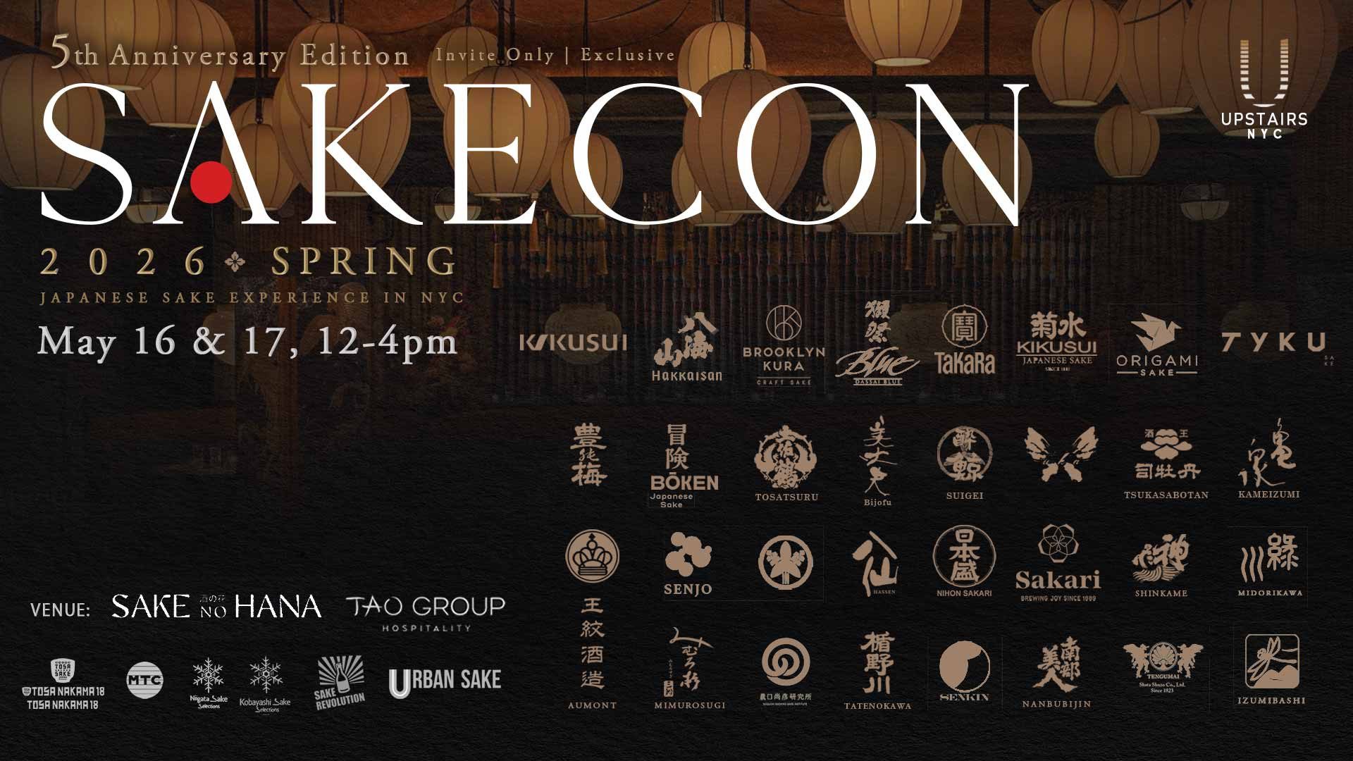 Sake High 5th Sakecon NYC 2026 | Premium Japanese Sake Tasting Event