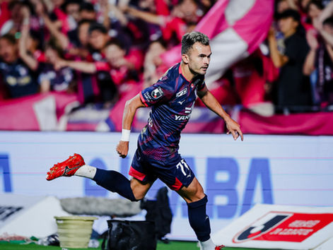 Lucas Fernandes marca quinto gol no Campeonato Japonês e soma 15 assistências pelo Cerezo Osaka
