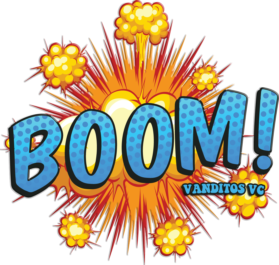 Boom window sticker