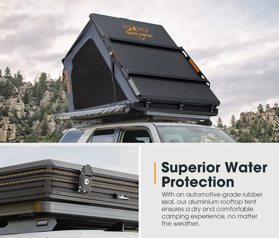 Thumbnail: San Hima Kalbarri Gen 2 Roof Top Tent Hardshell With Ladder Camping