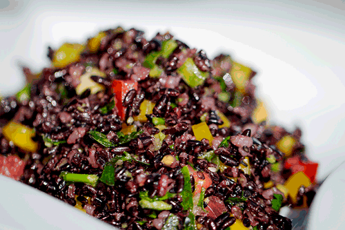 Raw Forbidden Black Sesame Rice