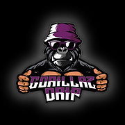 Logo de Gorillaz drip