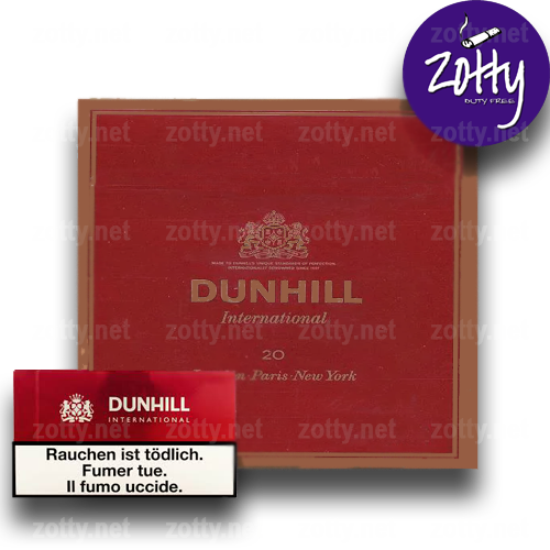 Dunhill International Red wholesale supply bulk cigarettes duty free