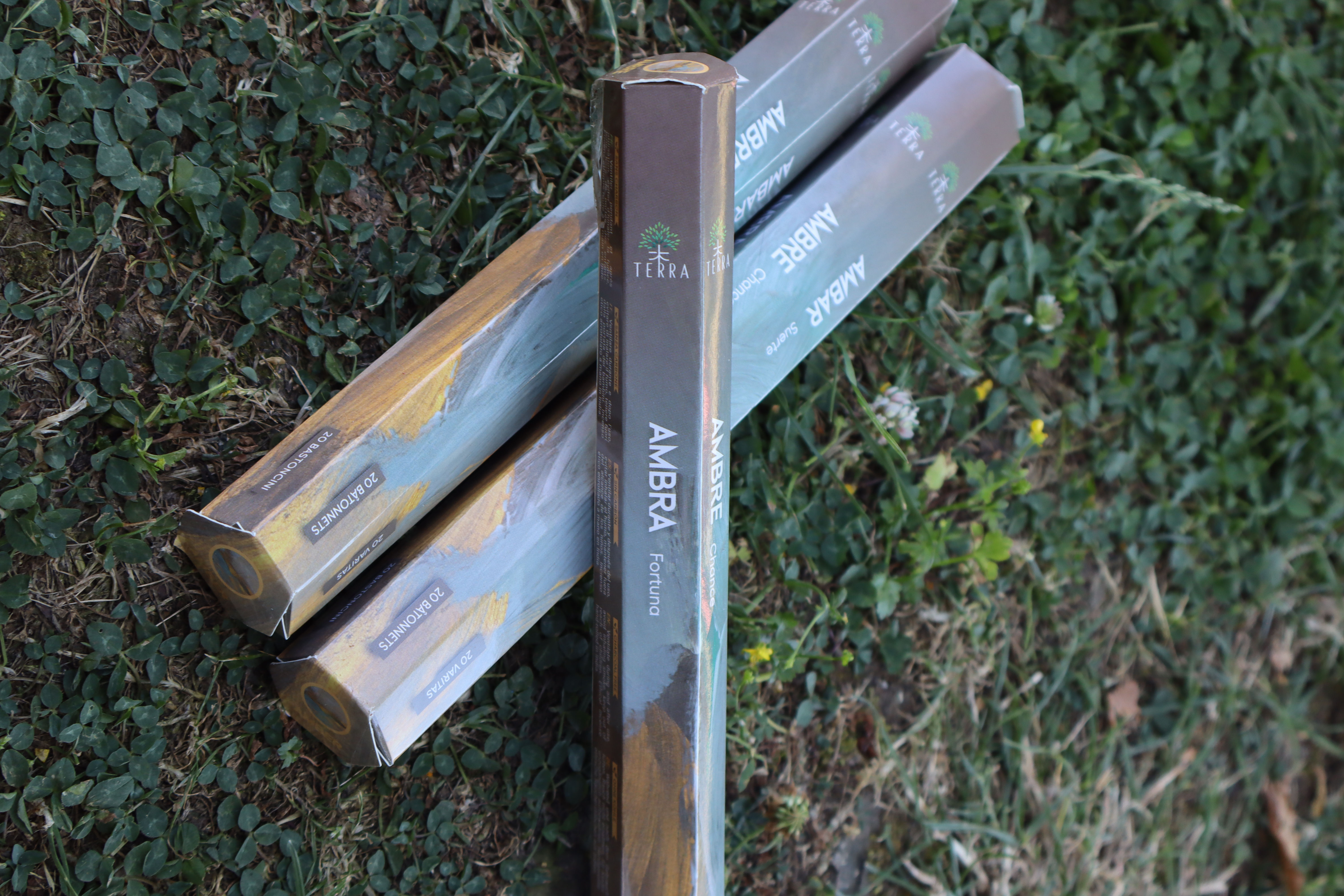 Bâtons d'encens terra "ambre"