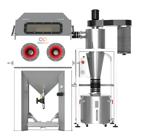RotaBlast Infinity-4 Media Blasting Cabinet