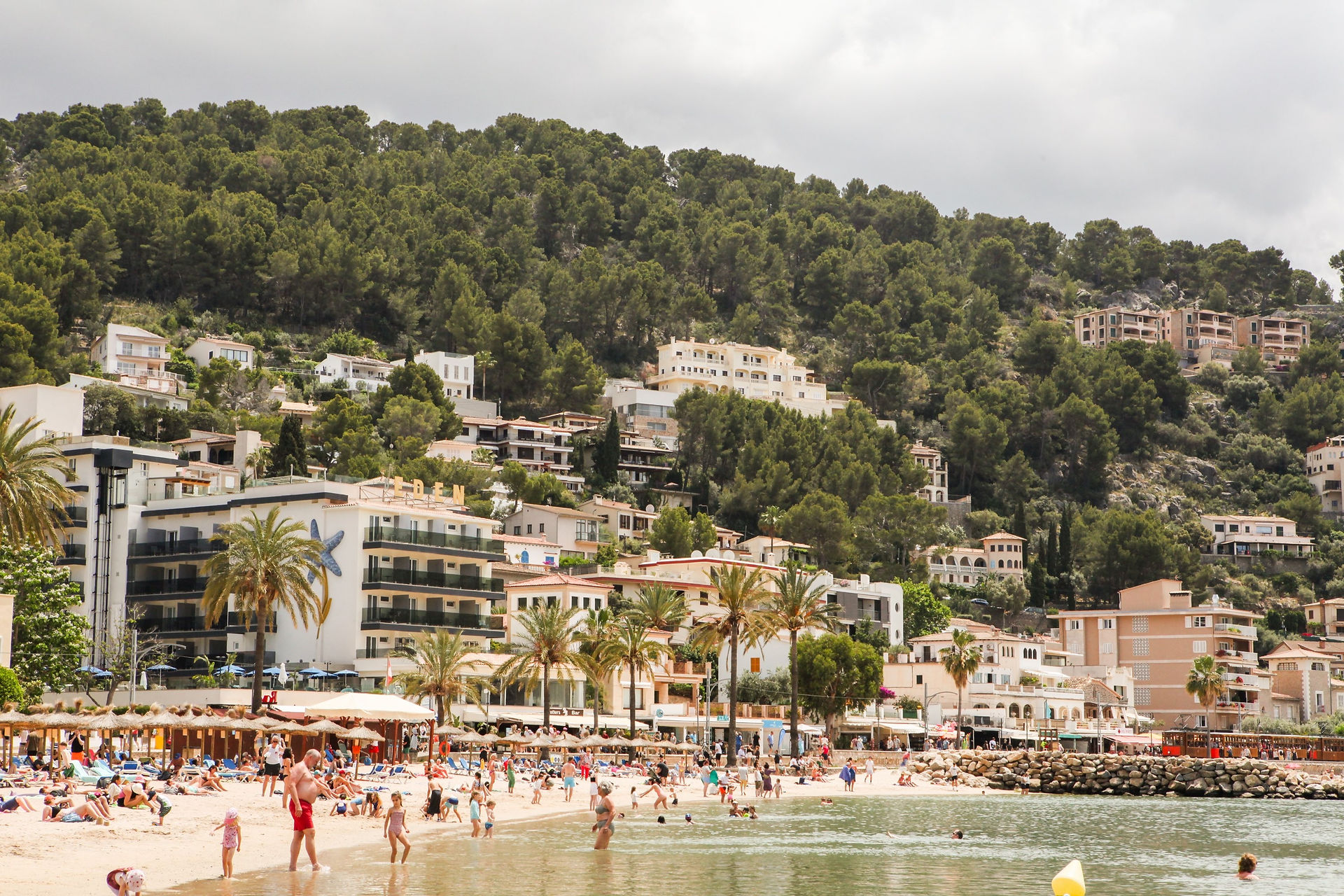 Port de Sóller in Mallorca, Spain 