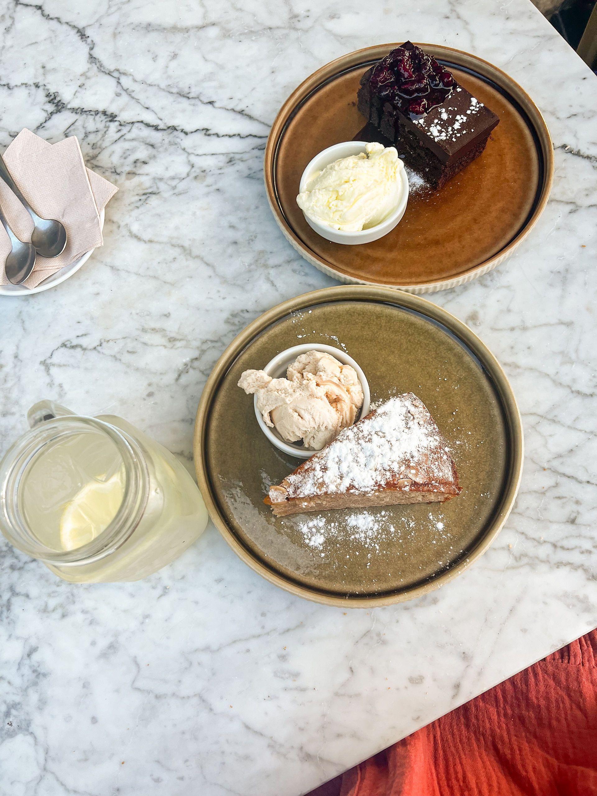 Gató, a Mallorcan almond cake at Bistro Rulan, a Can't Miss Mallorcan Restaurant