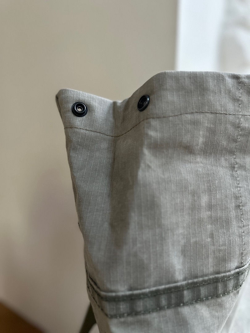Thumbnail: RUCKSACK | Green cotton canvas with green cotton tape
