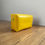 Thumbnail: SMALL WASHBAG | yellow plastic with yellow zip