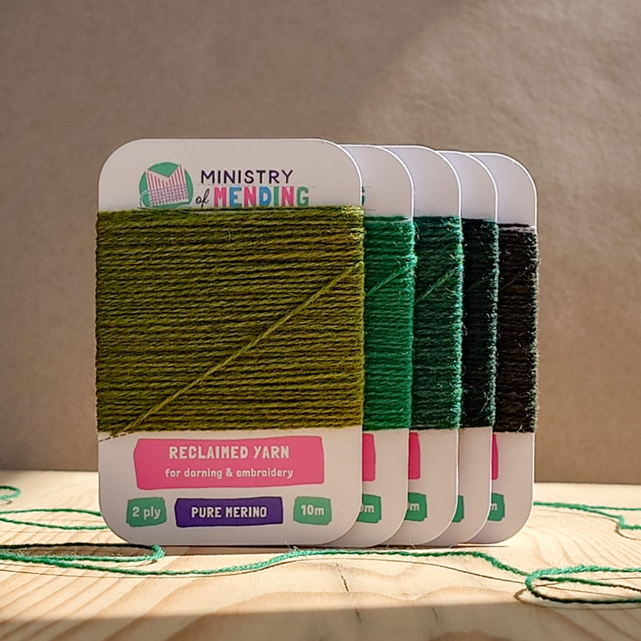 Reclaimed Merino Darning Yarn - Below the Canopy