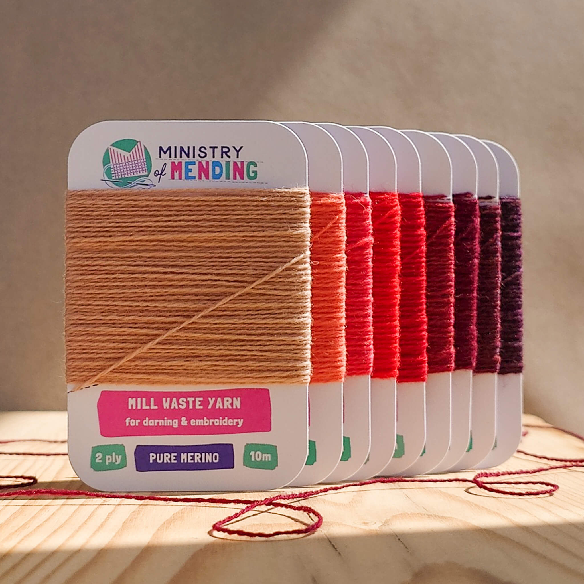 Reclaimed Merino Darning Yarn -Showtime