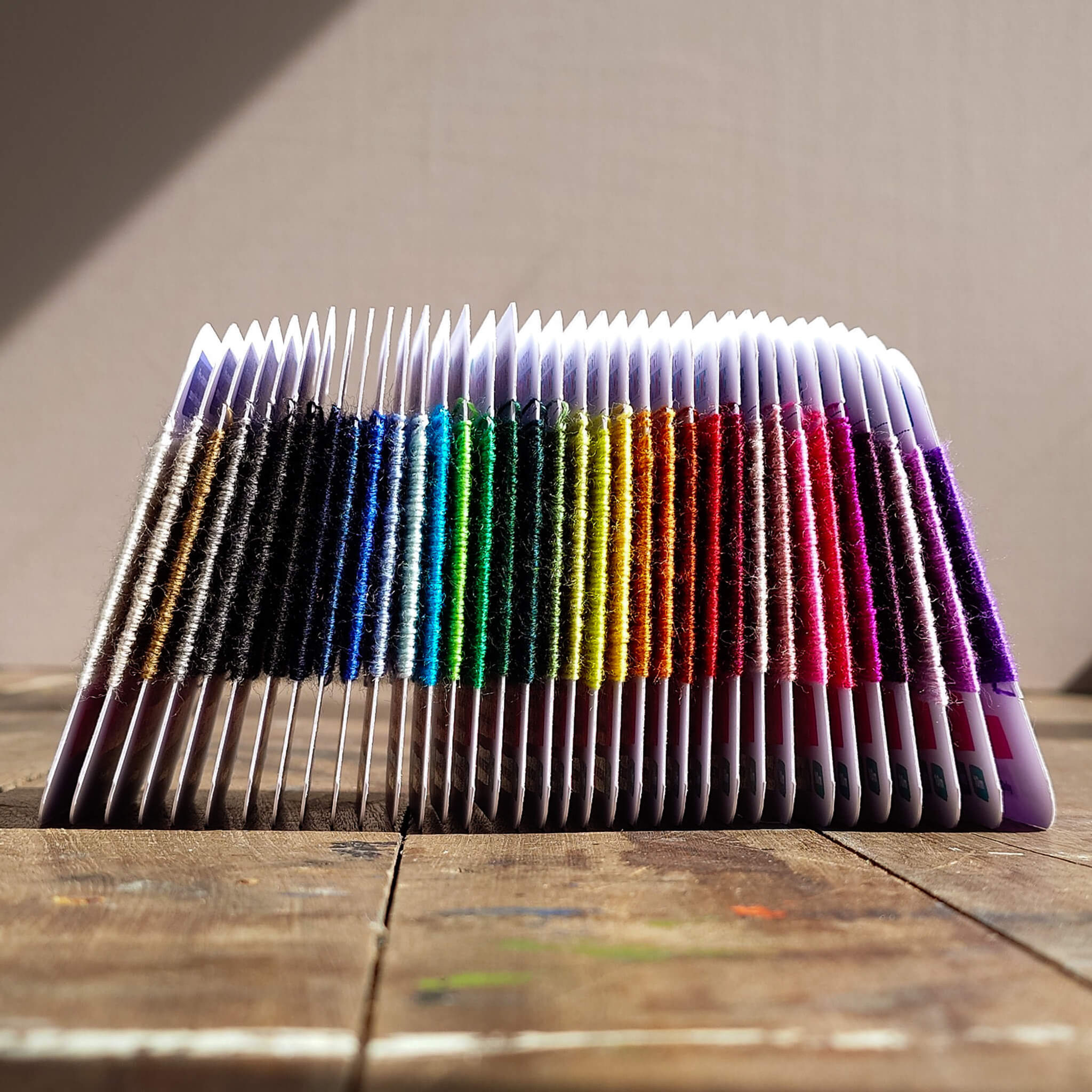 Extra-Fine Mill Waste Merino Darning Yarn - Single Colour