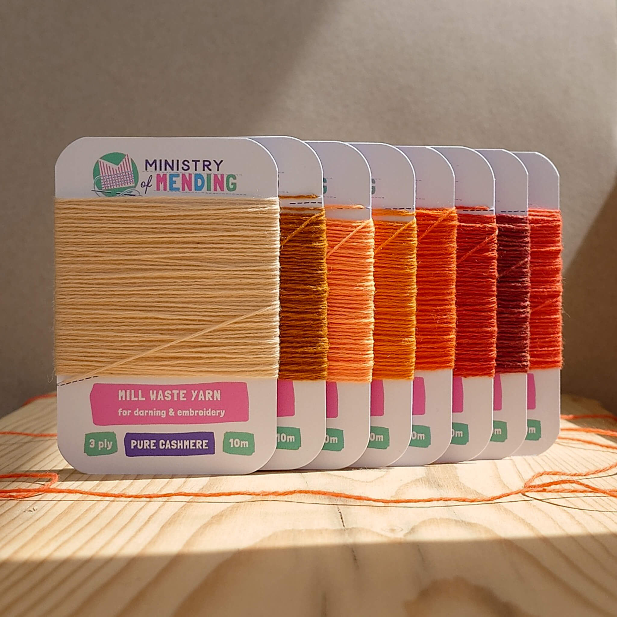 Mill Waste Cashmere Darning Yarn - Spooky Nights