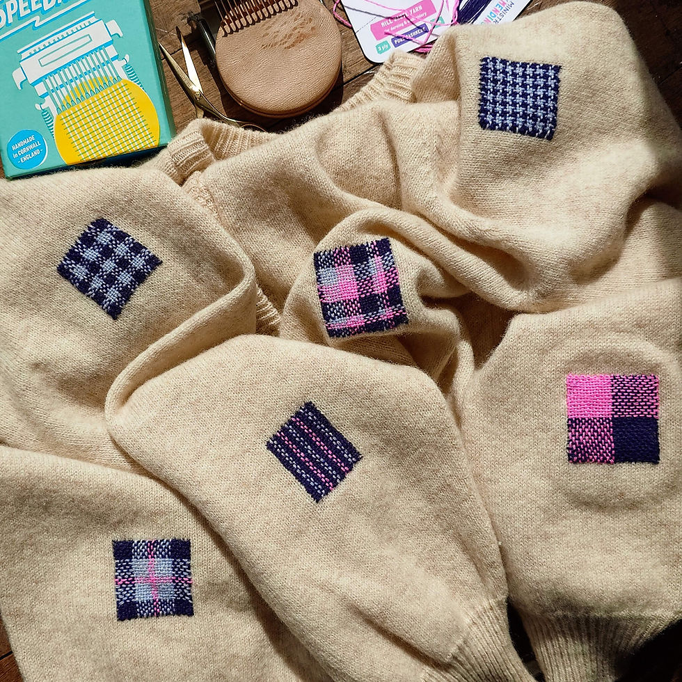 Thumbnail: Mill Waste Cashmere Darning Yarn - Complete Set (96 colours)