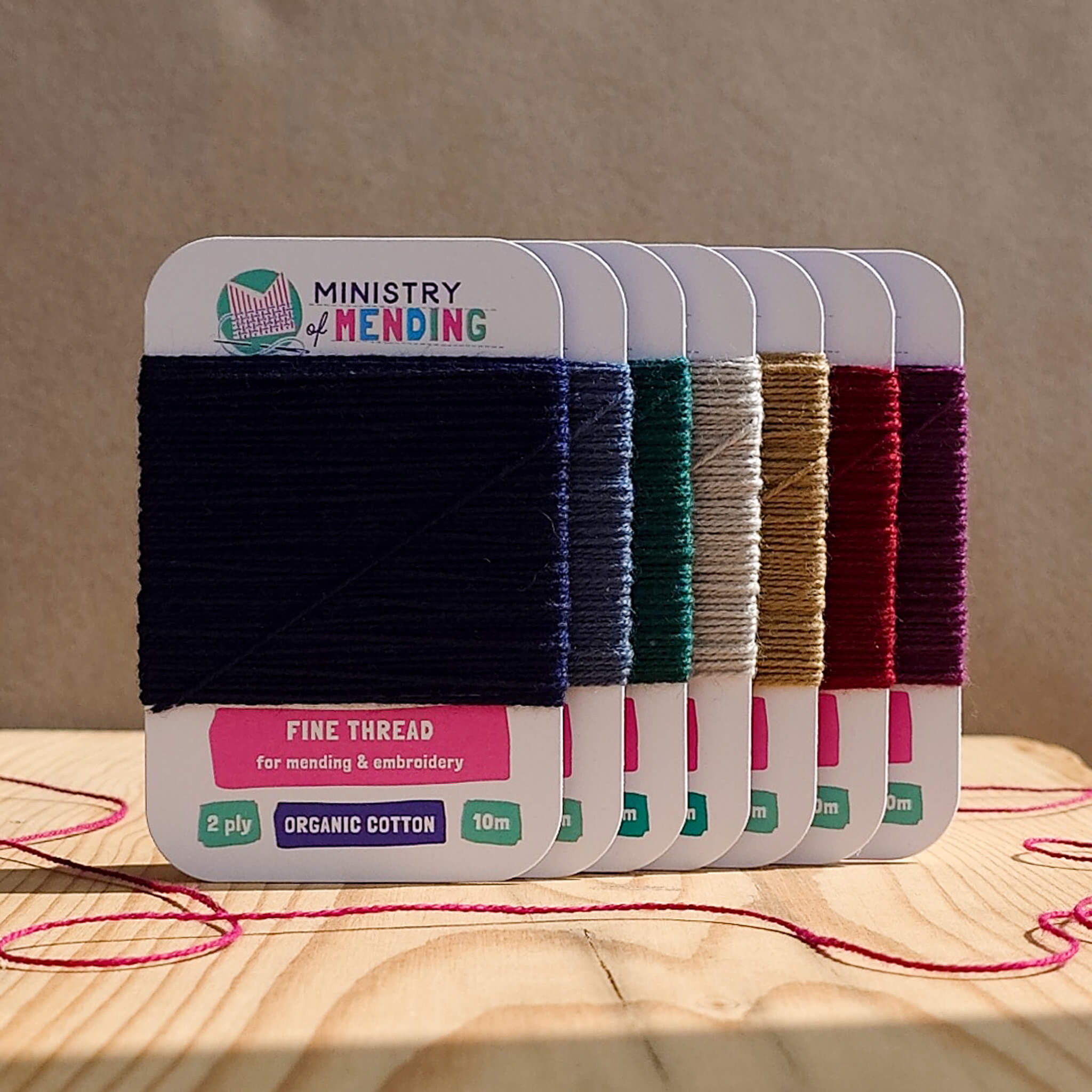 Organic Cotton Mending Thread - Winter