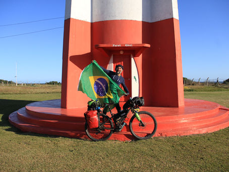 OIAPOQUE AO CHUÍ DE BIKE: ELE CRUZOU O BRASIL E ENCAROU 55ºC DE TEMPERATURA