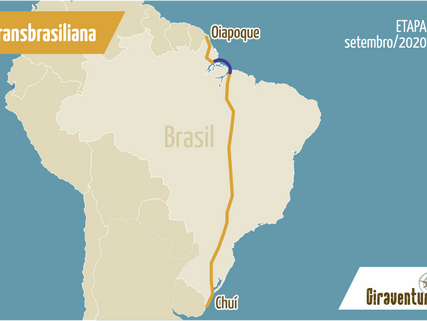 ETAPA 8, 2020 - DO OIAPOQUE AO CHUÍ. SAÍDA: OIAPOQUE, 9 DE SETEMBRO DE 2020