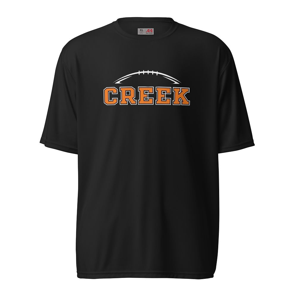 CREEK FOOTBALL PERFORMANCE T-SHIRT