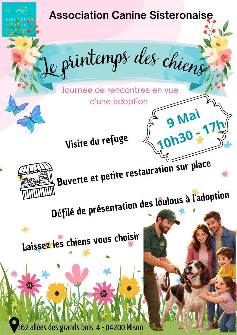 Le Printemps des Chiens - Journée Portes Ouvertes