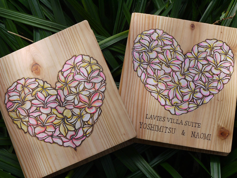 サムネイル： WoodFile24 - Plumeria Heart Gradation