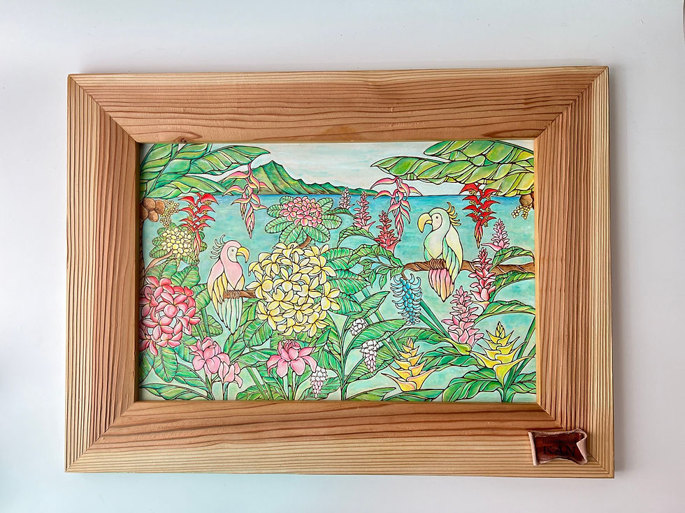 サムネイル： ArtNo.4 Tropical Rainbow Bird