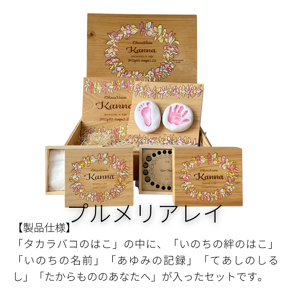 サムネイル： Takarabako Set　プルメリアレイ