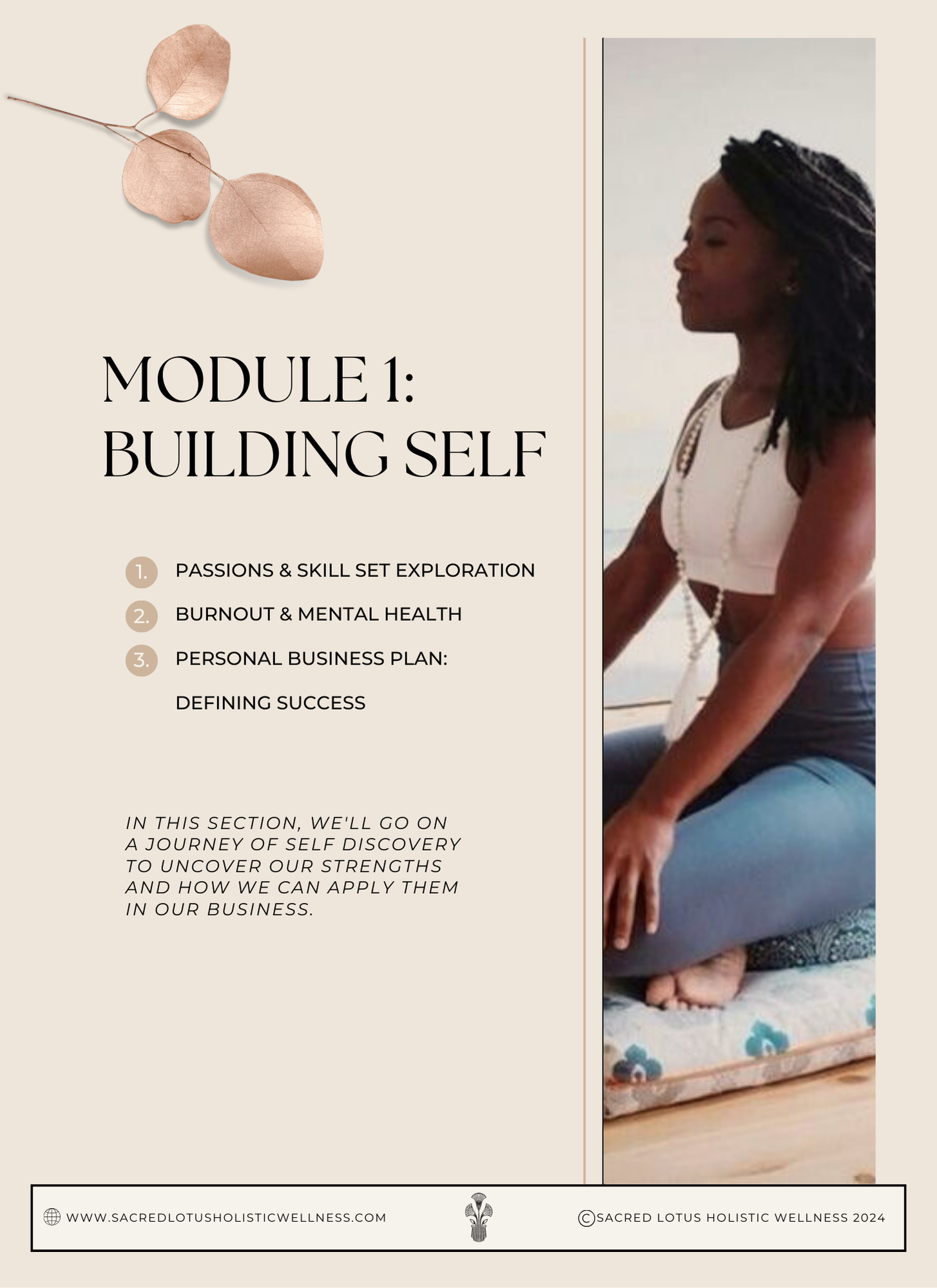 Module 1: Holistic Entrepreneurship Self-Guided Workshop