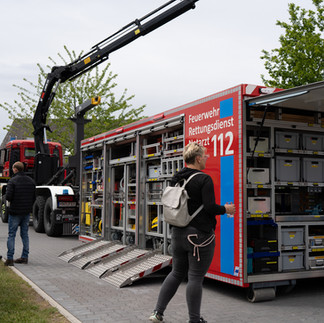 Feuerwehrausrüstung zum anfassen