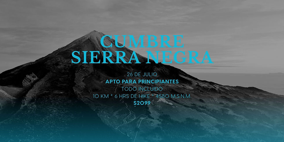 CUMBRE EN SIERRA NEGRA