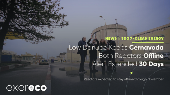 Romania Extends Alert as Low Danube Keeps Cernavoda Reactors Offline