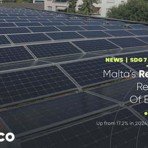 Malta's Renewable Energy Share Climbs to 18.8%, Nearly One-Fifth of Consumption