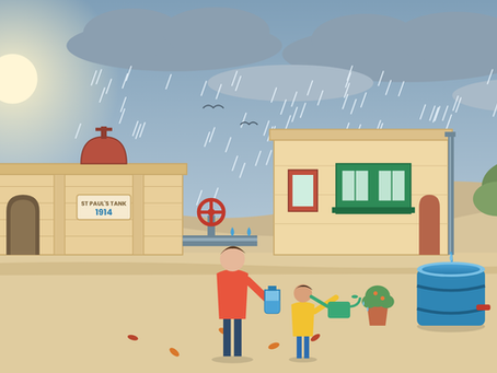 A 1914 Water Tank Wakes Up – and Autumn Rain Is Your Cue to Save Water Too