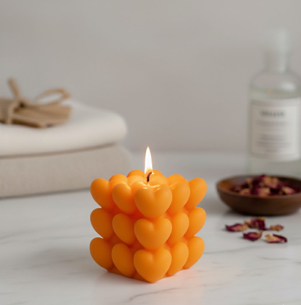 Thumbnail: Heart Cube Candle