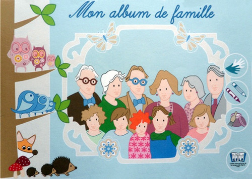 Mon album de famille (coloriages et album photos) | C.F.L.S. asbl
