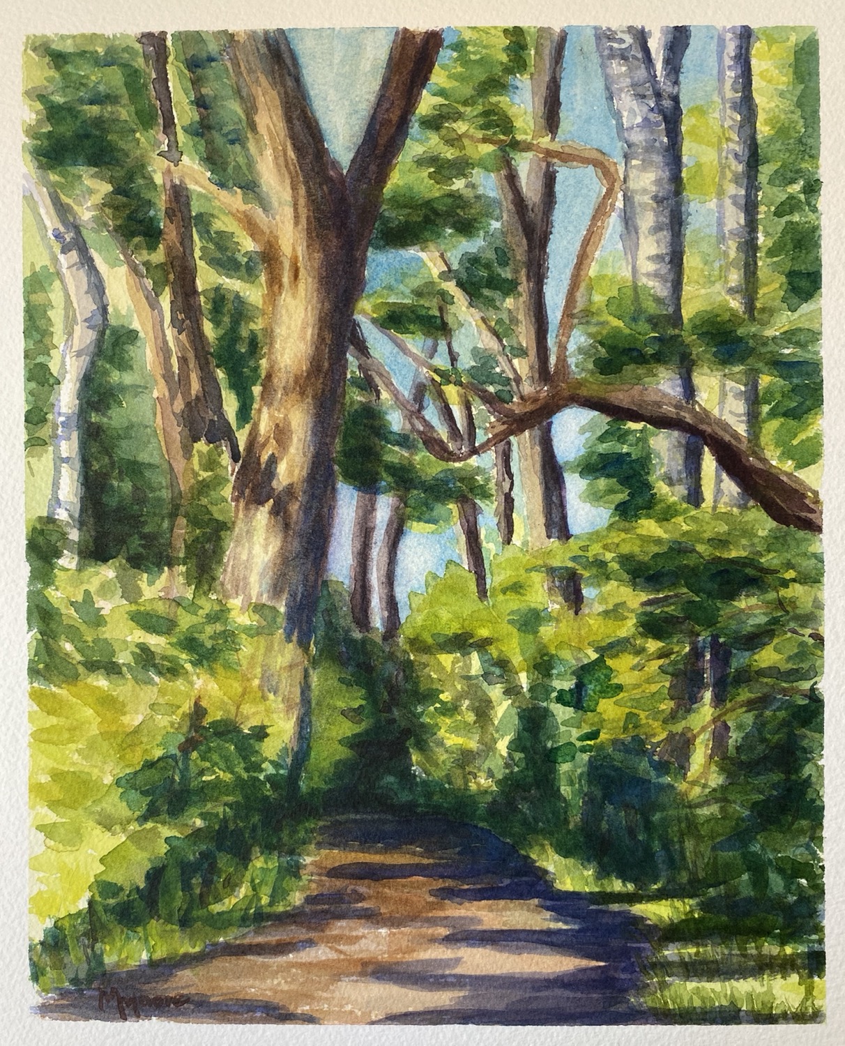 "Behind the Marsh" Plein Air