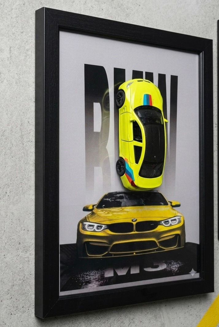 BMW M3 3D CAR FRAME