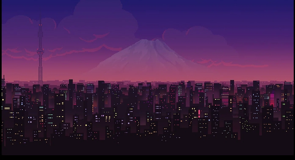 To the bustling Tokyo