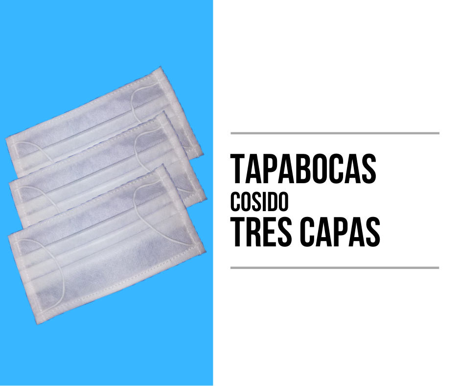 Tapabocas cosido