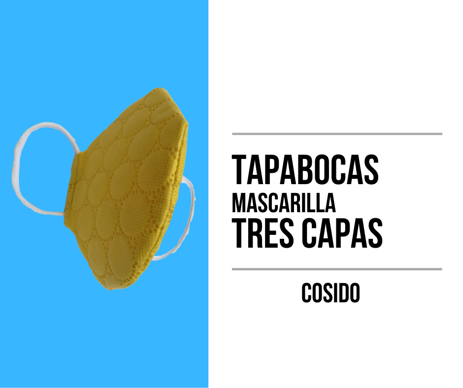 Tapabocas cosido