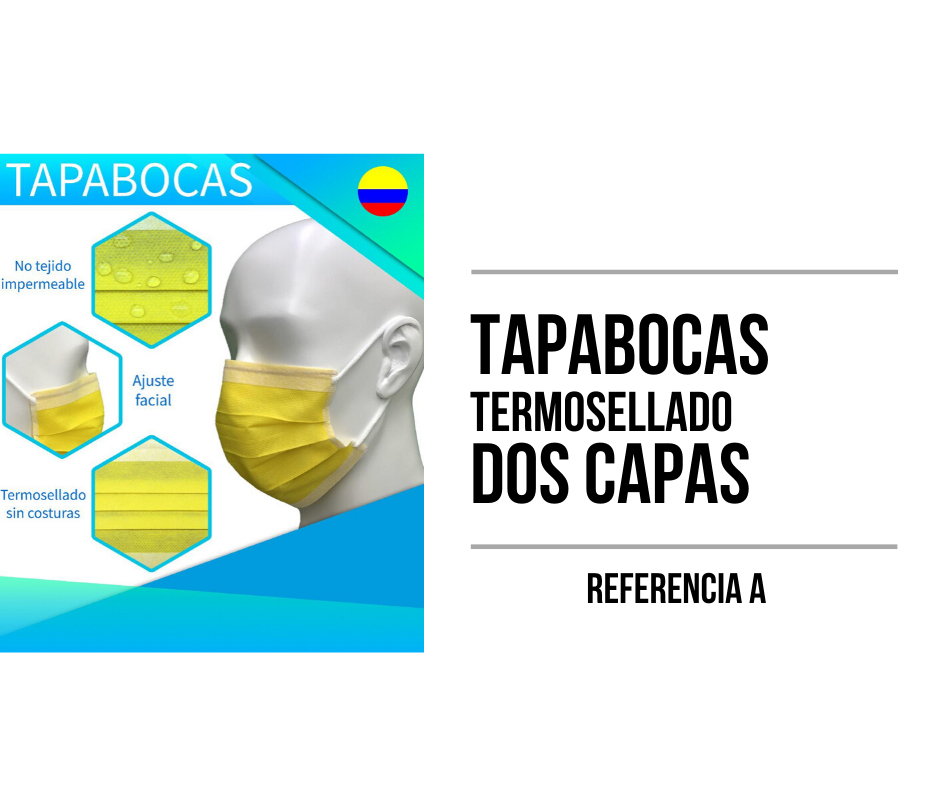 Tapabocas termosellado