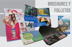 brochures, catálogos y revistas