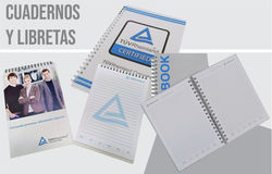 cuadernos y libretas impresos