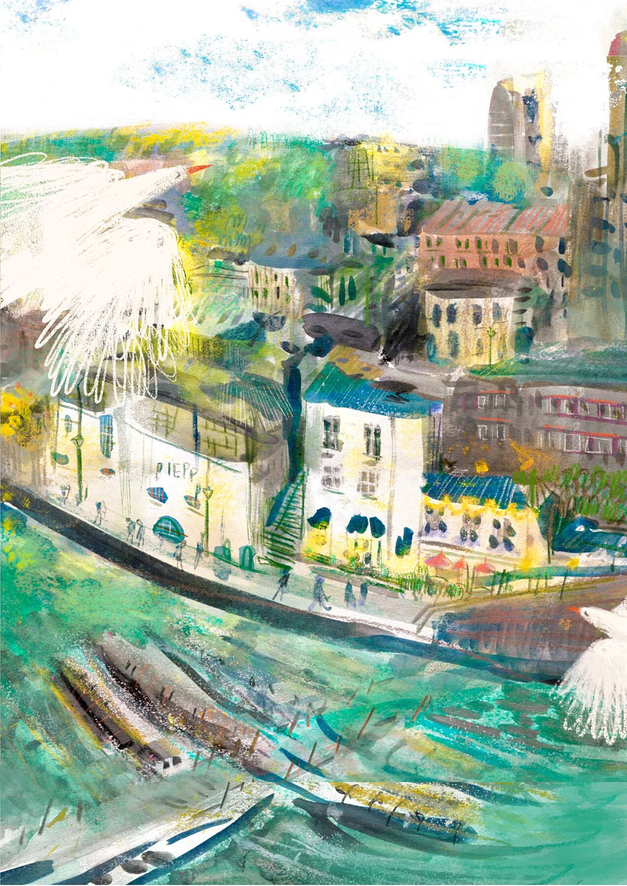 Flying_Giclée Art Print_CircleYuen